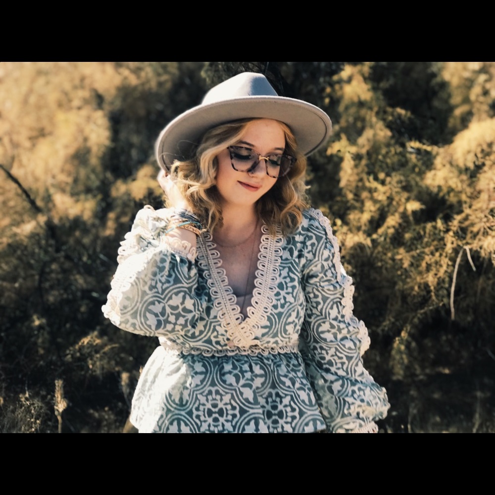 Light Blue Blouse